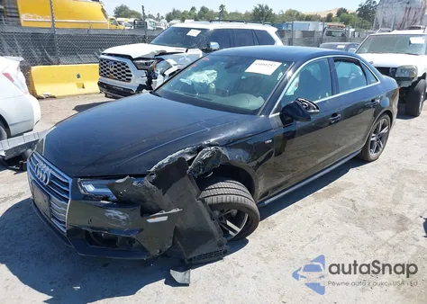 2017 Audi A4 2.0T Premium z USA, uszkodzony, nr VIN WAUENAF42HN055455